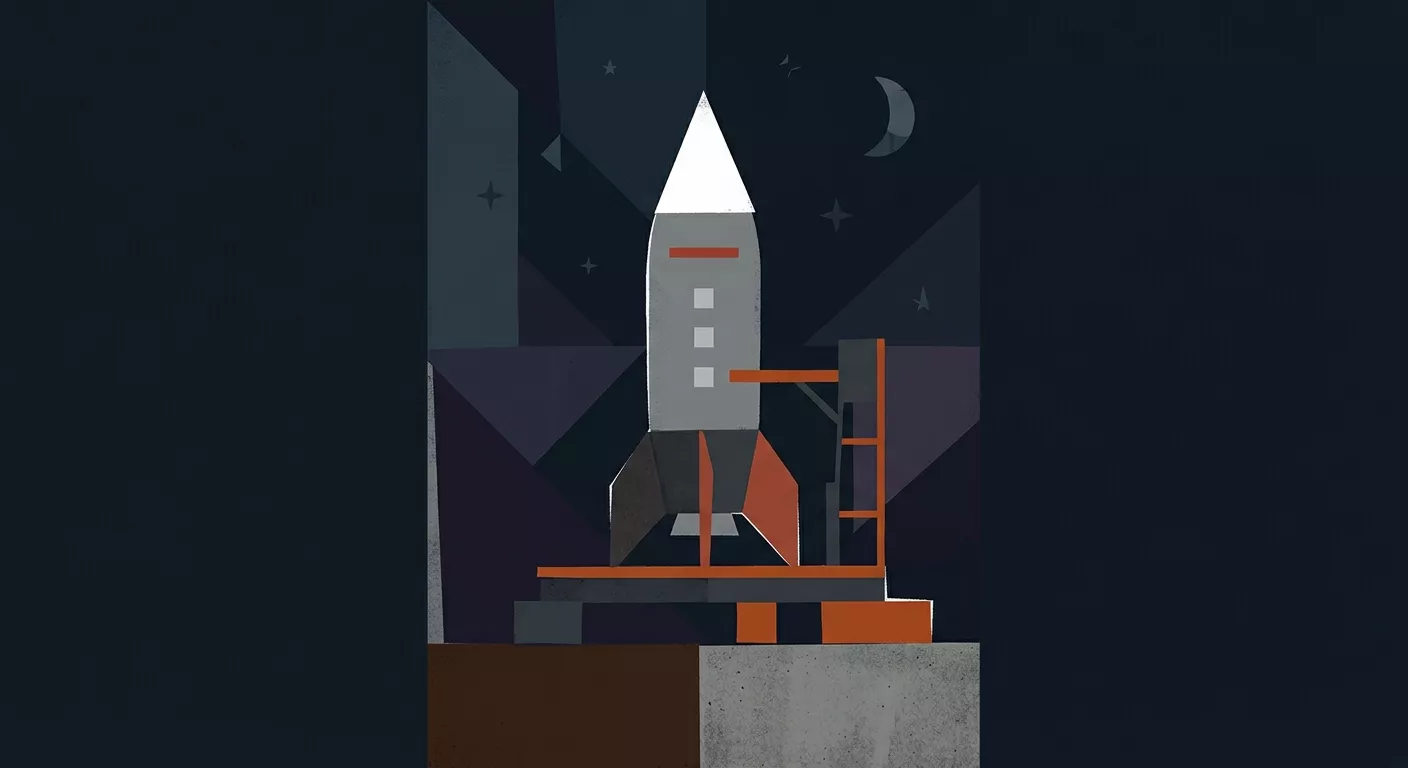 Product launch illustration