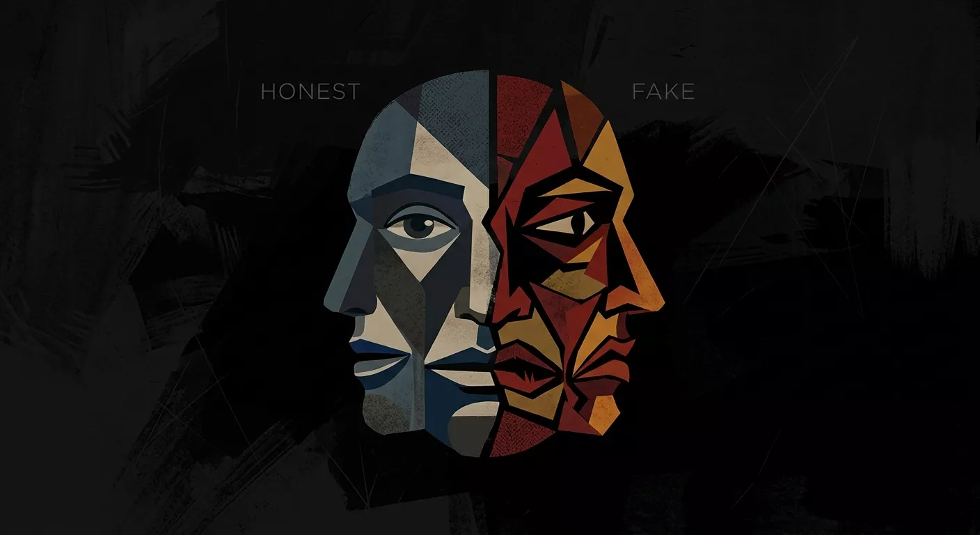 Marketing honesty illustration